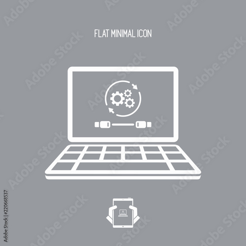 Cable connection settings icon