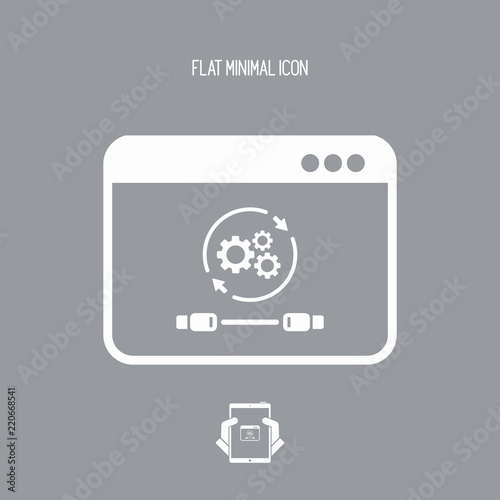 Cable connection settings icon