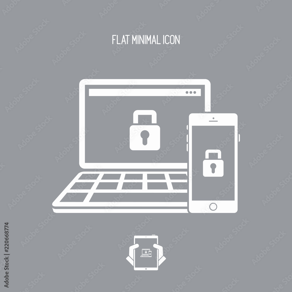 Multi devices protection icon Multi devices protection icon