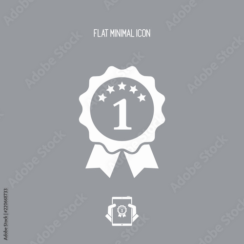 Number one symbol icon