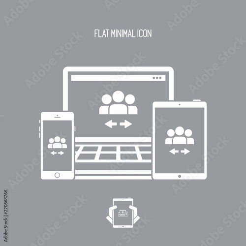 People network exchange icon