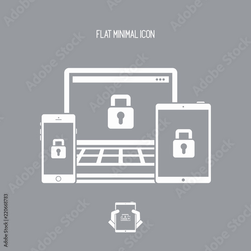 Multi devices protection icon