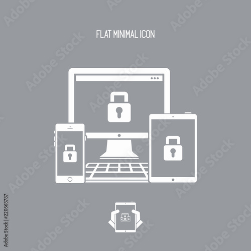 Multi devices protection icon