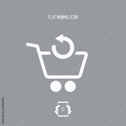 Back web shop icon