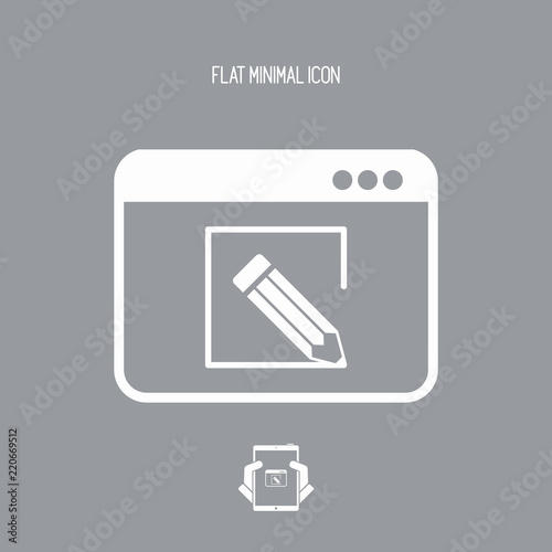 Customized web services icon