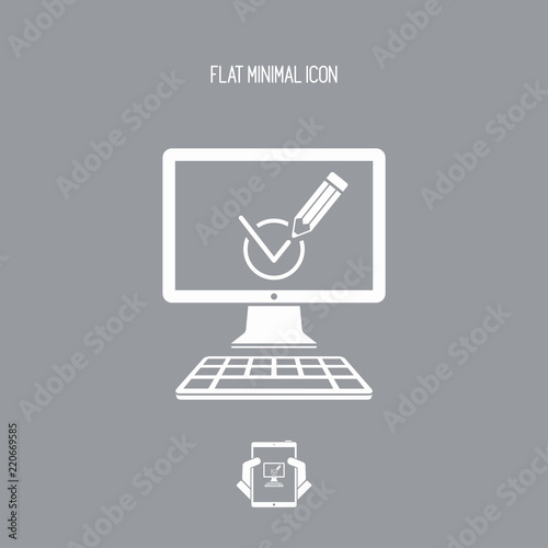 Checking computer options icon