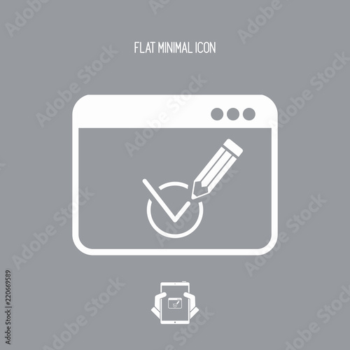 Checking computer options icon