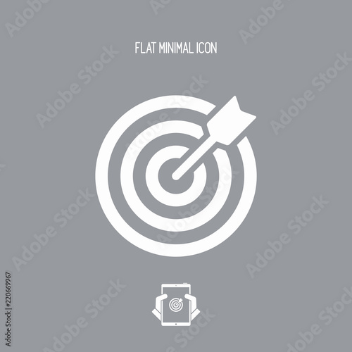 Winning strategy - Minimal vector icon