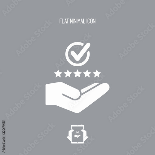 Service offer - Best option - Minimal icon