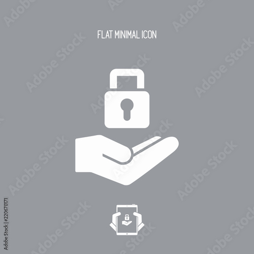 Privacy protection service - Minimal icon