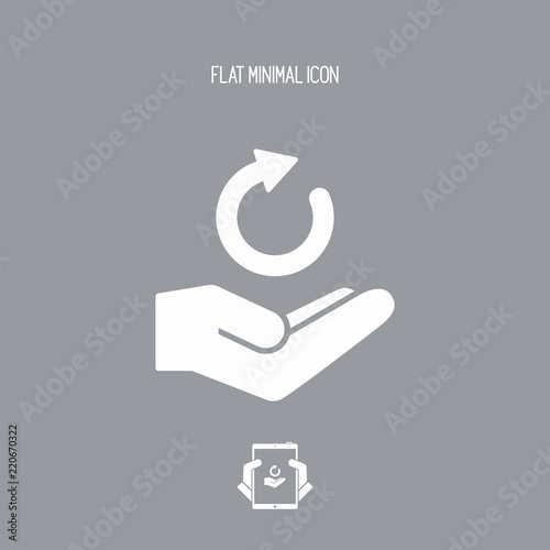 Service offer - Updates concept - Minimal icon