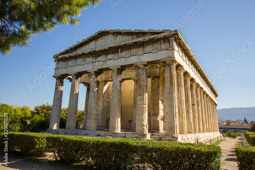 Greek ancient temple in Athens