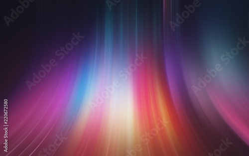 Abstract light effect texture rainbow wallpaper 3D rendering