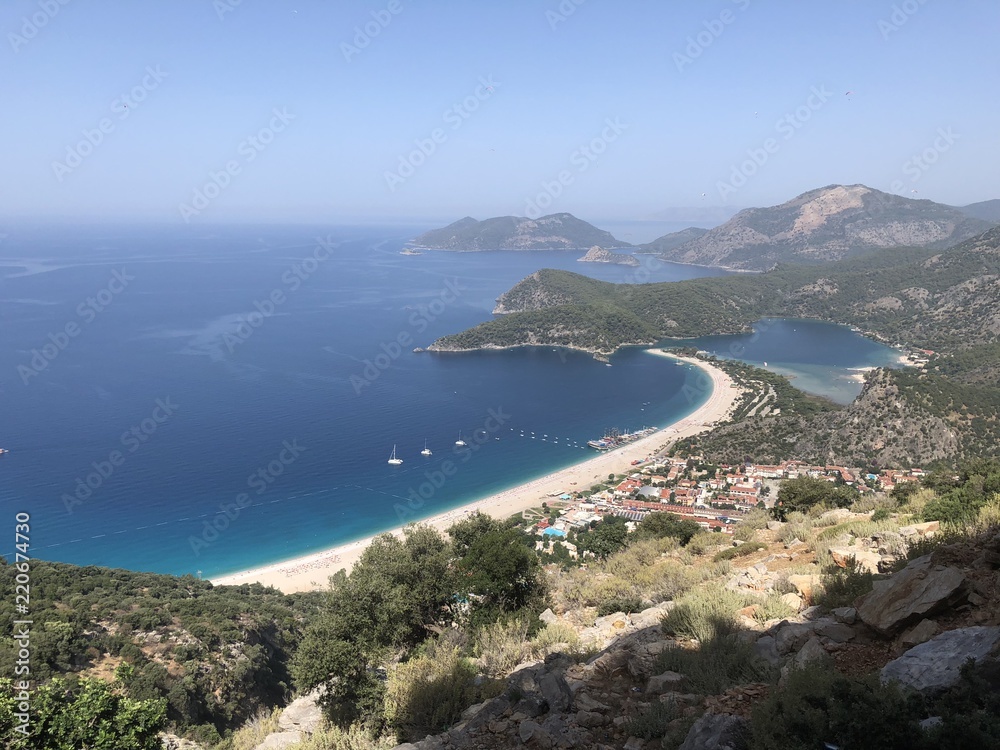 Region of Oludeniz, Turkey, summer 2018