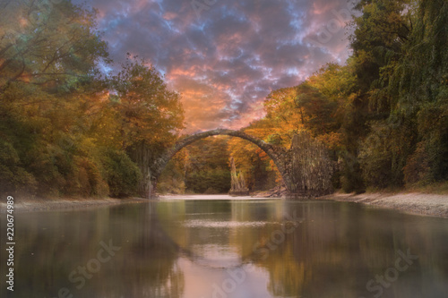 Rakotzbrücke , Lord of the Rings bridge © Angel Arts