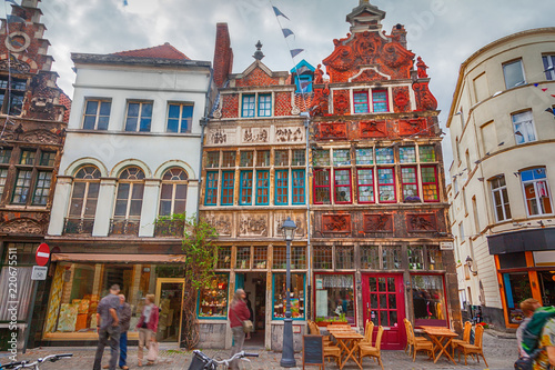 Street of Gent, Belgium photo