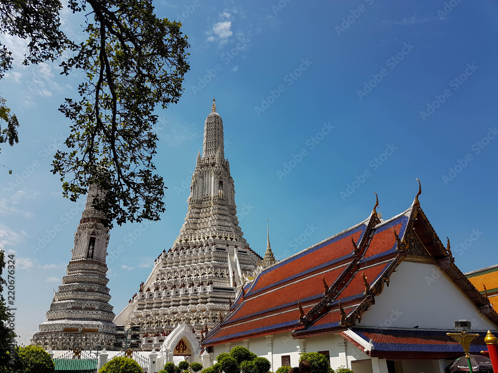 Naklejka premium Temple Wat Arun - Bangkok Thailande