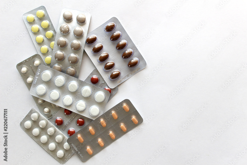 Tablets, medicine in the package from illnesses Tablets, medicine in the package from illnesses