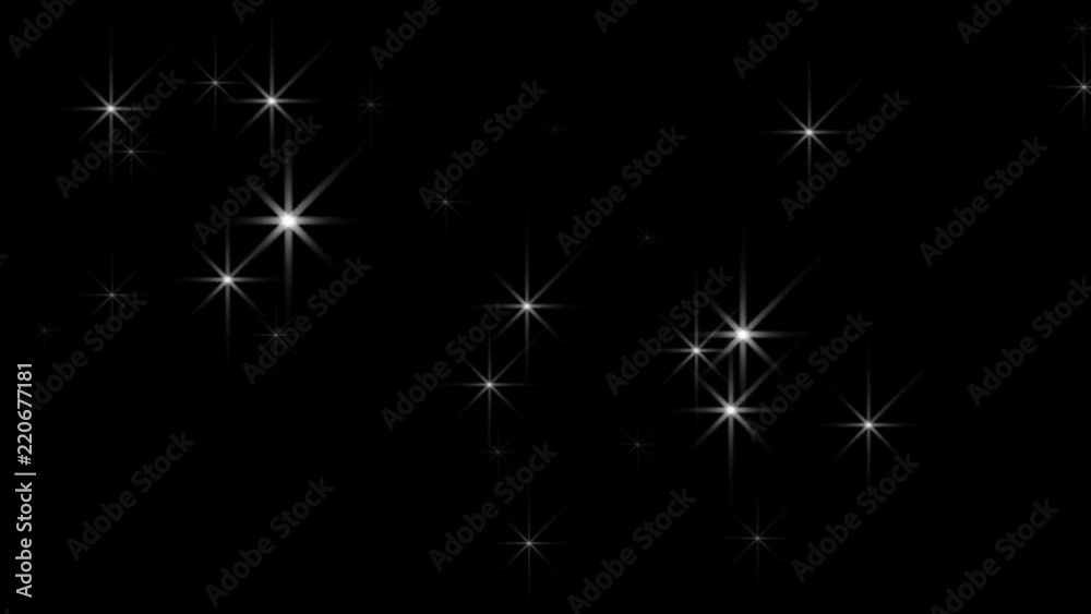 falling stars overlay