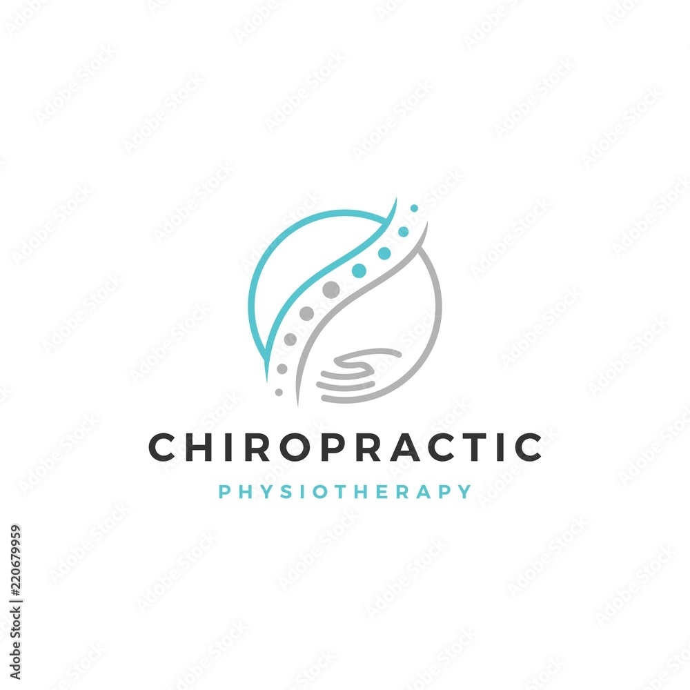 chiropractic logo spine spinal care vector icon illustration chiropractic logo spine spinal care vector icon illustration