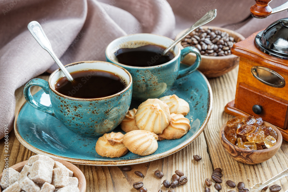 Coffee and cookies Coffee and cookies