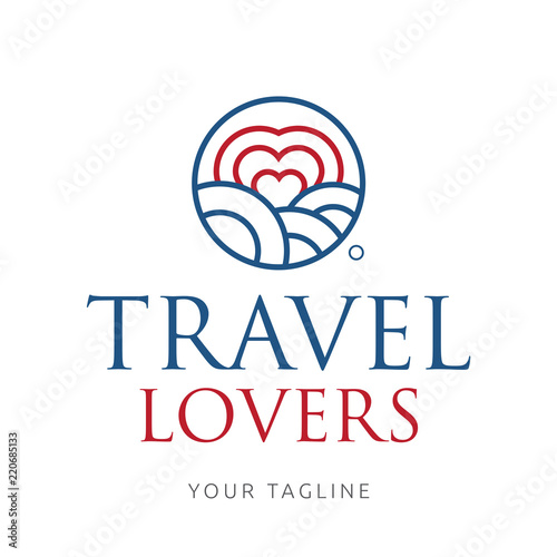 Travel Geometric Minimal Vector Logo, travel agency, travel blog
