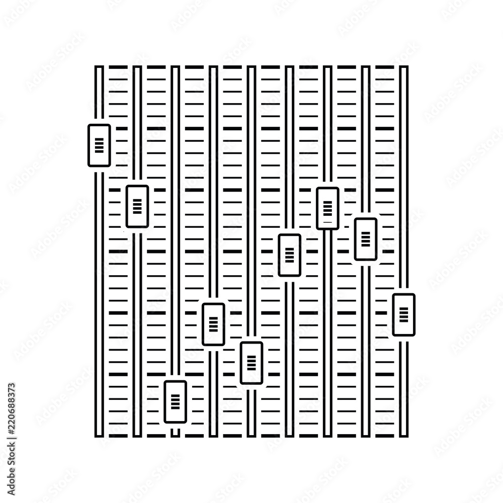 Music equalizer icon Music equalizer icon