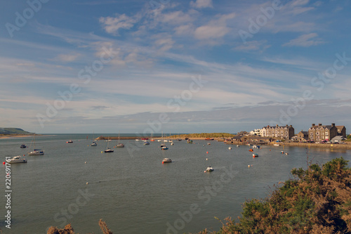 Barmouth,Wales,sea, beach,sand. photo