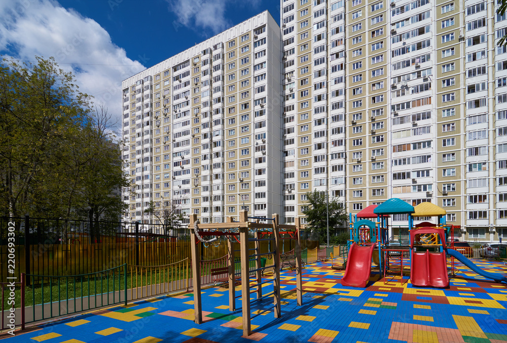 Playground in Moscow