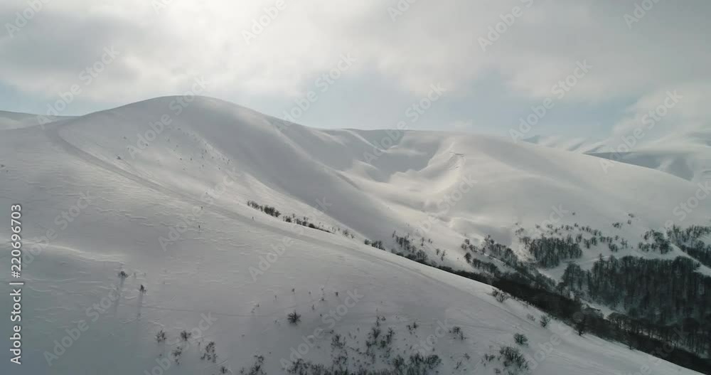 Aerial view: Transcarpathian mountains, Beutifull winter, skiing resort, Pilipets, Ukraine Aerial view: Transcarpathian mountains, Beutifull winter, skiing resort, Pilipets, Ukraine