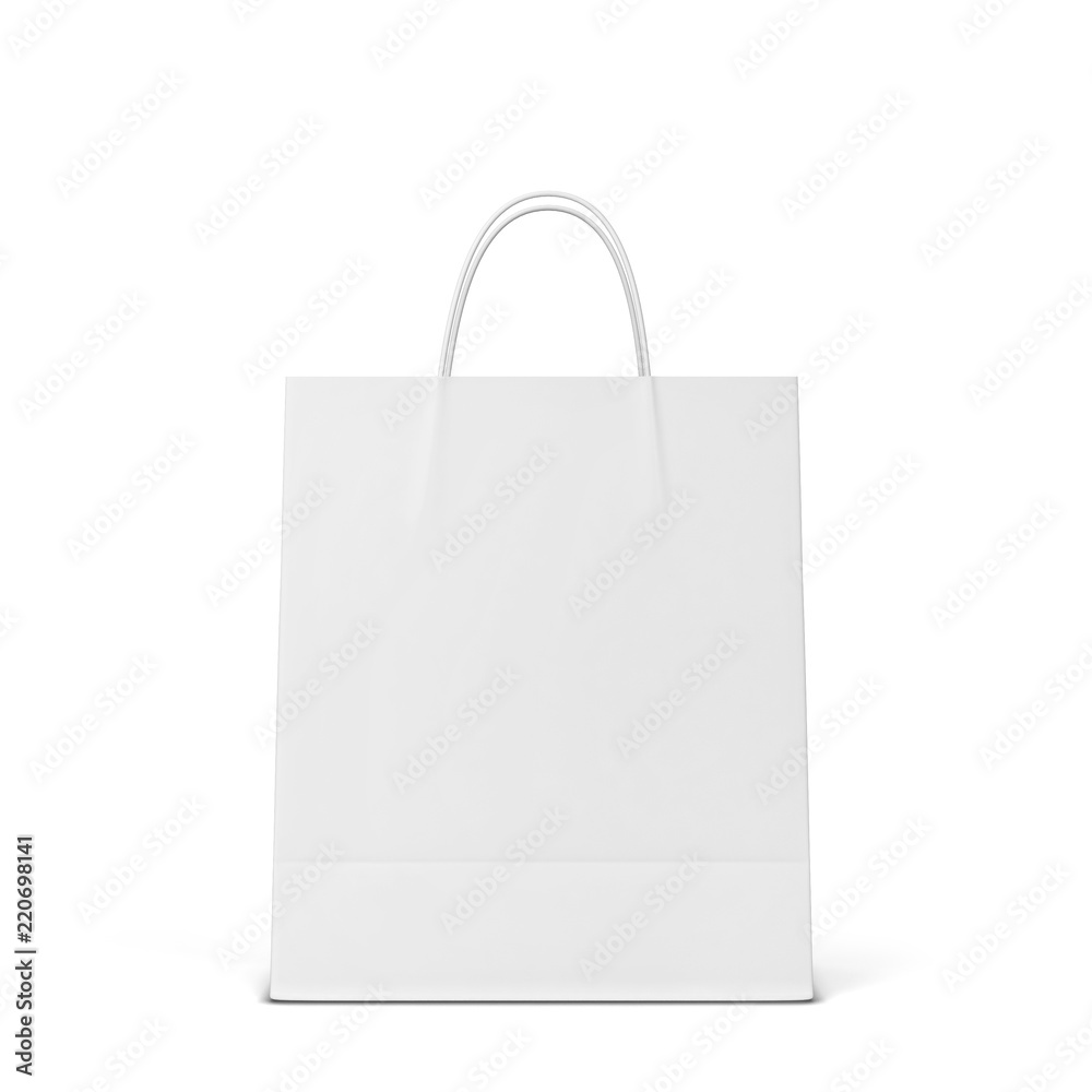 Blank shopping bag mockup Blank shopping bag mockup