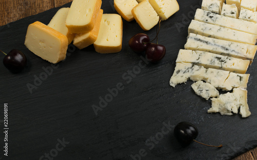 Cheeseboard with Cheese Mix photo