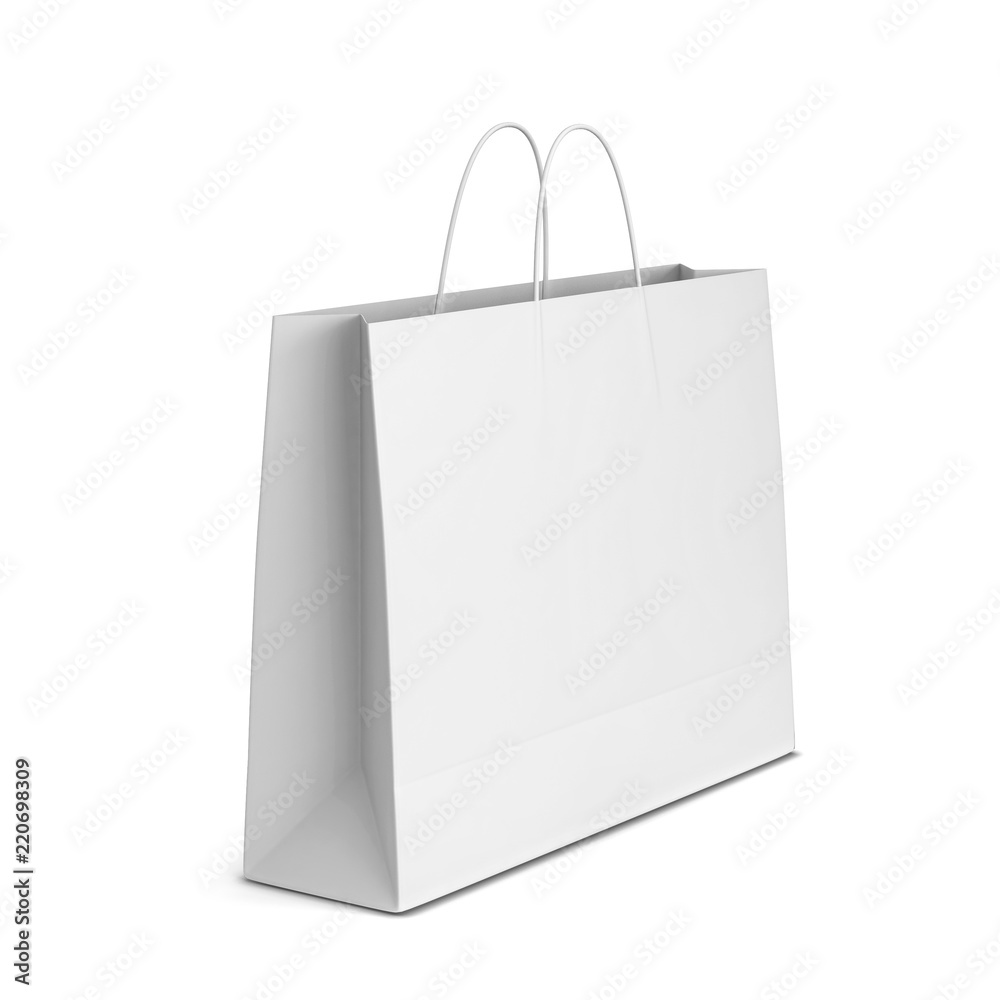 Blank shopping bag mockup Blank shopping bag mockup