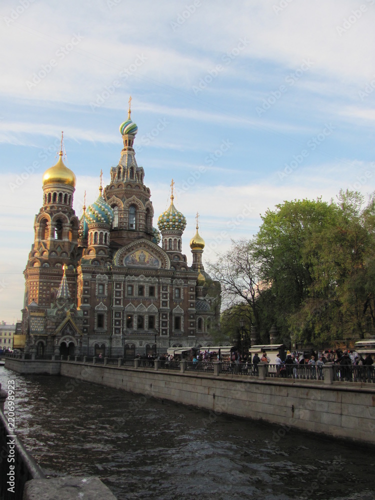 Temple of the Savior on the Blood, Petersburg, embankment