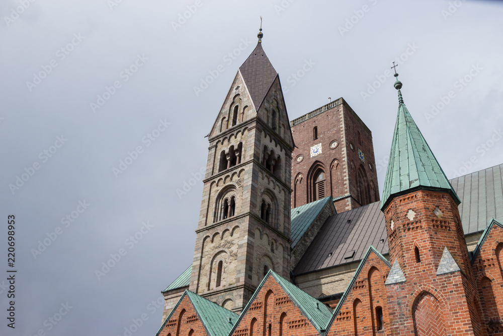 Fototapeta premium cathedral in Ribe, Denmark