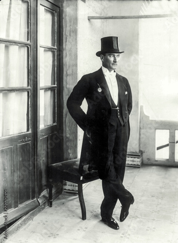 Portrait of  Mustafa Kemal Ataturk photo