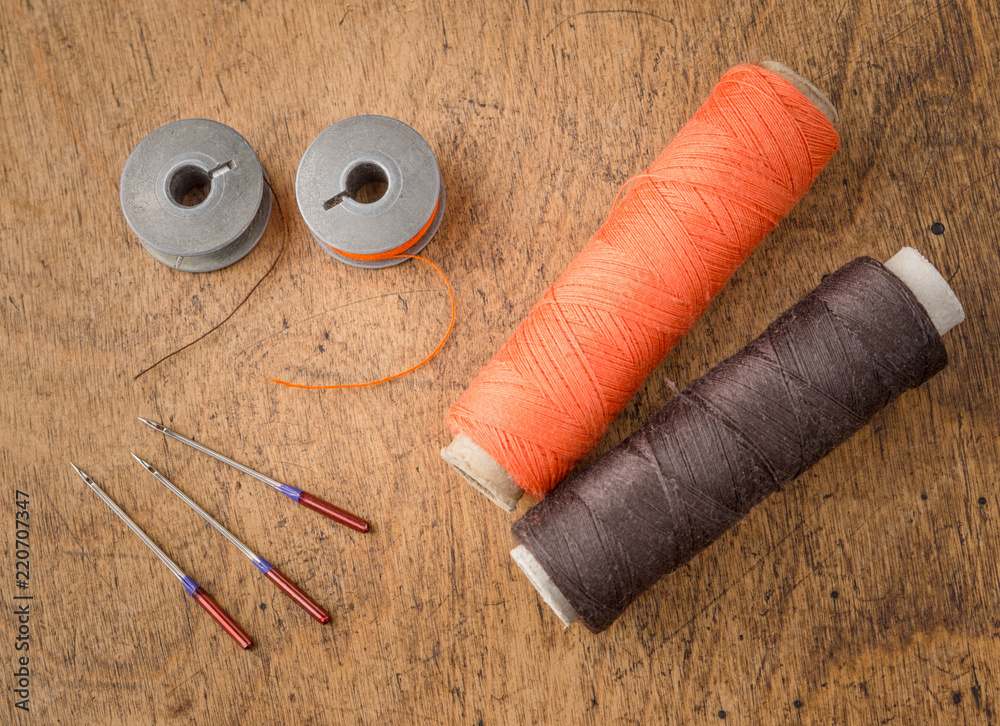 Tools for machine sewing Stock Photo Adobe Stock