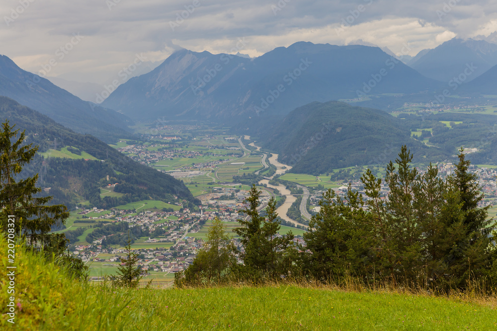 Obraz premium Leutasch, Tirol. Austria. Alpine landscape on the summer