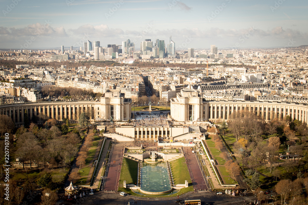 Naklejka premium Trocadero Gardens