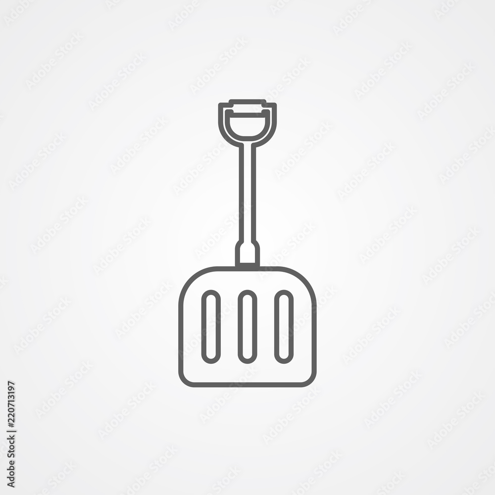 Snow shovel icon Snow shovel icon