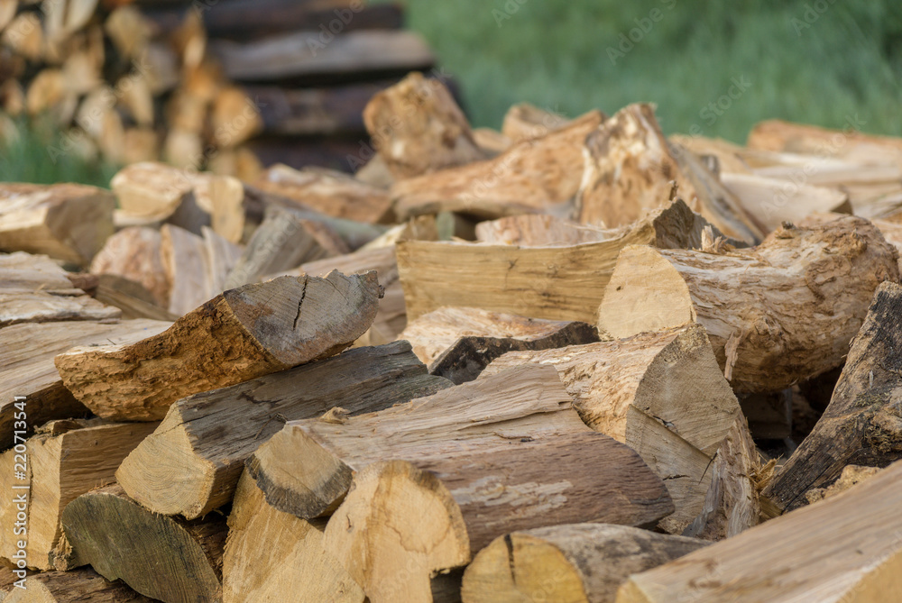 log or timber blocking - firewood 