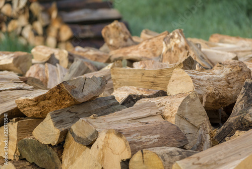 log or timber blocking - firewood 