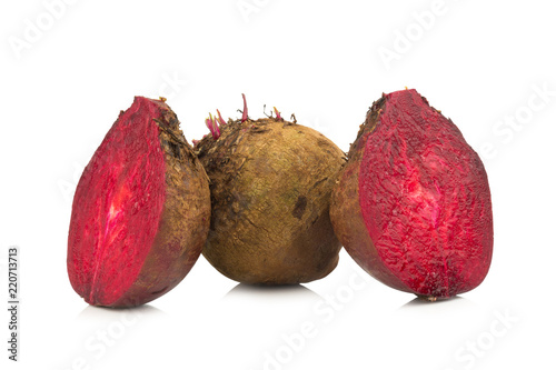 beetroot isolated on white background