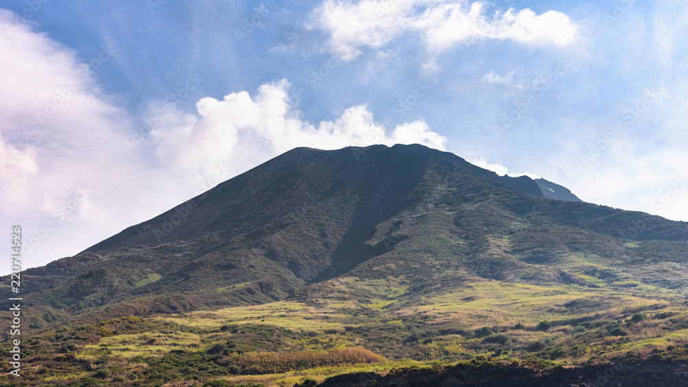Slope of the volcano Stromboli