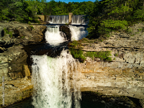 De Soto Falls Alabama Lookout Mountain Tennessee Georgia Drone photos photo