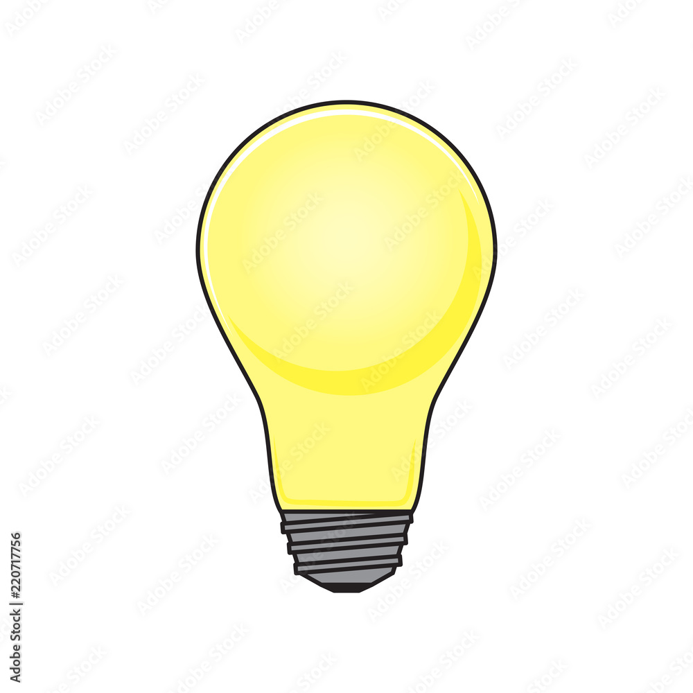 Light Bulb Object Illustration Light Bulb Object Illustration