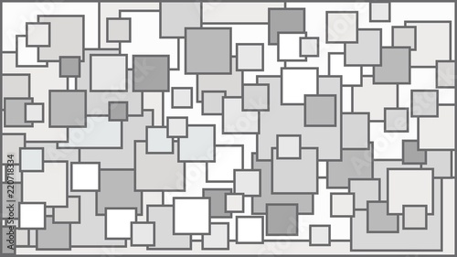 Squares in various shades of white background - Illustration, 
Illustration with squares, 
White squares background