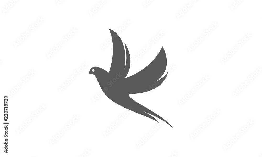 Obraz premium Flying bird logo