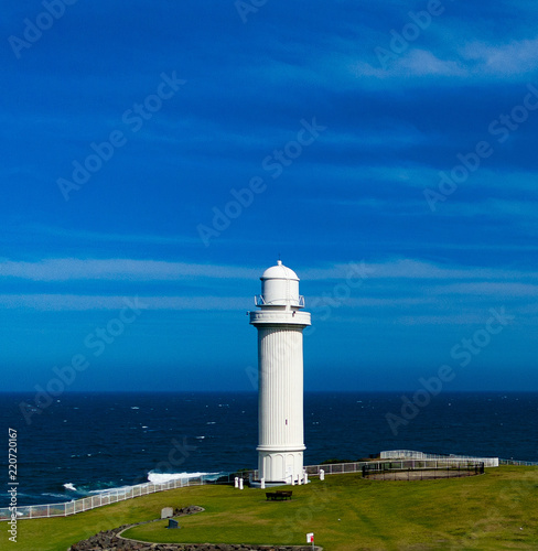 Wollongong Lighthouse sunny afternoon in NSW, Australia – High resolution photos of the light in Wollongong Harbor © Hermosa Drones