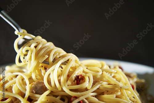 Spaghetti aglio e olio  photo